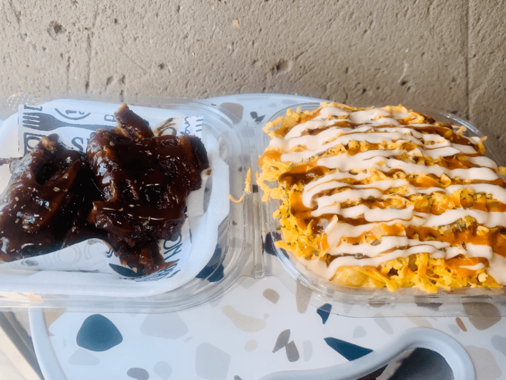 Stuffed fries x Bbq Ribs