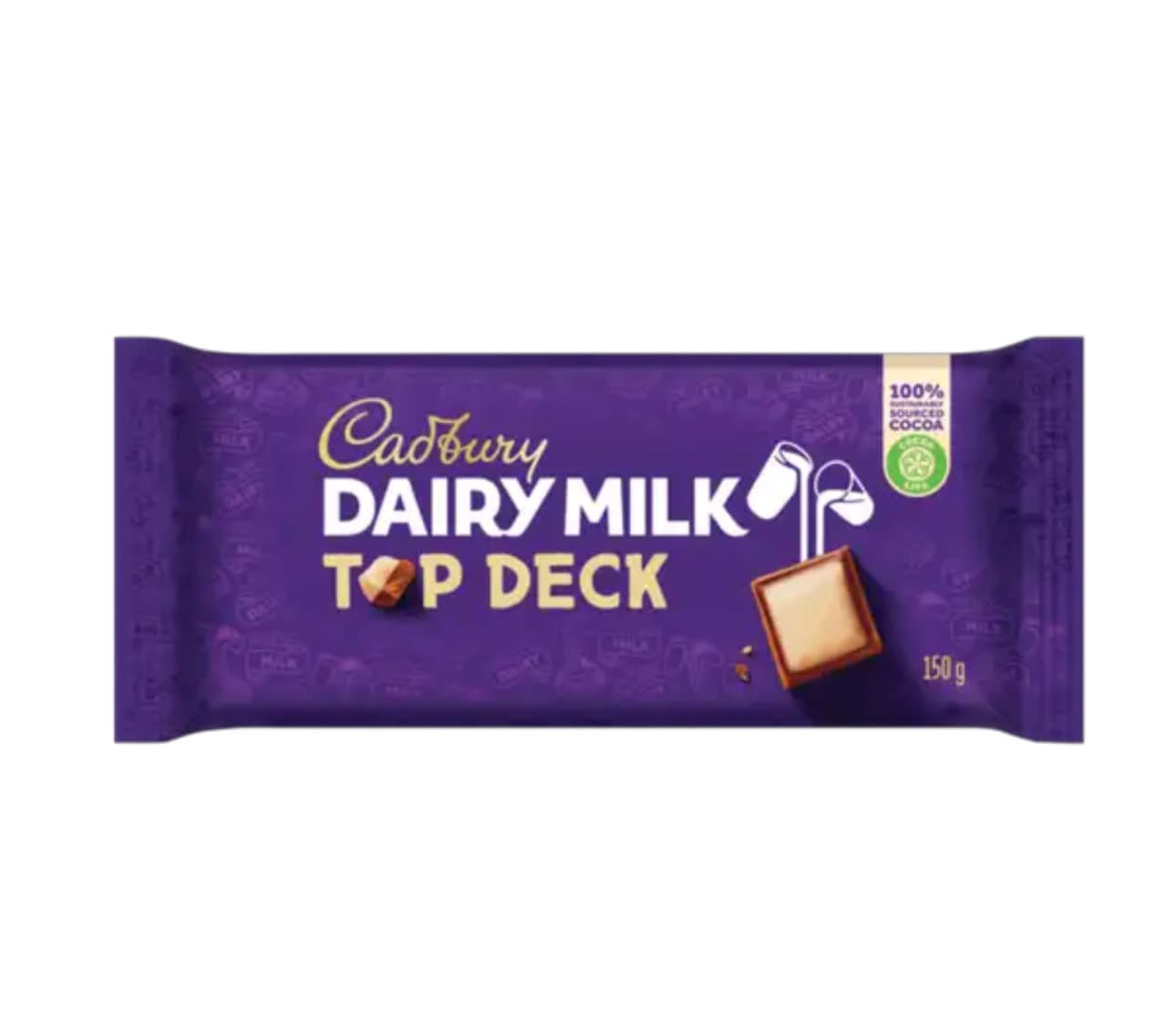 Cadbury Diary Milk Top Deck Chocolate Slab 150g