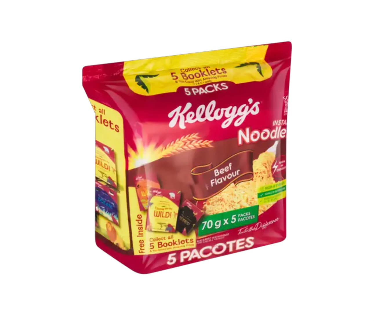 Kellogg’s Beef Flavour Instant Noodles 5 x 70g
